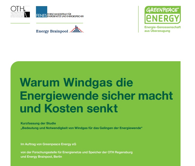 Power-to-Gas-Studie, Windgas, Energiewende