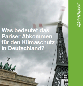 Fracking: Was bedeutet das Pariser Klimaabkommen für den Klimaschutz in Deutschland?