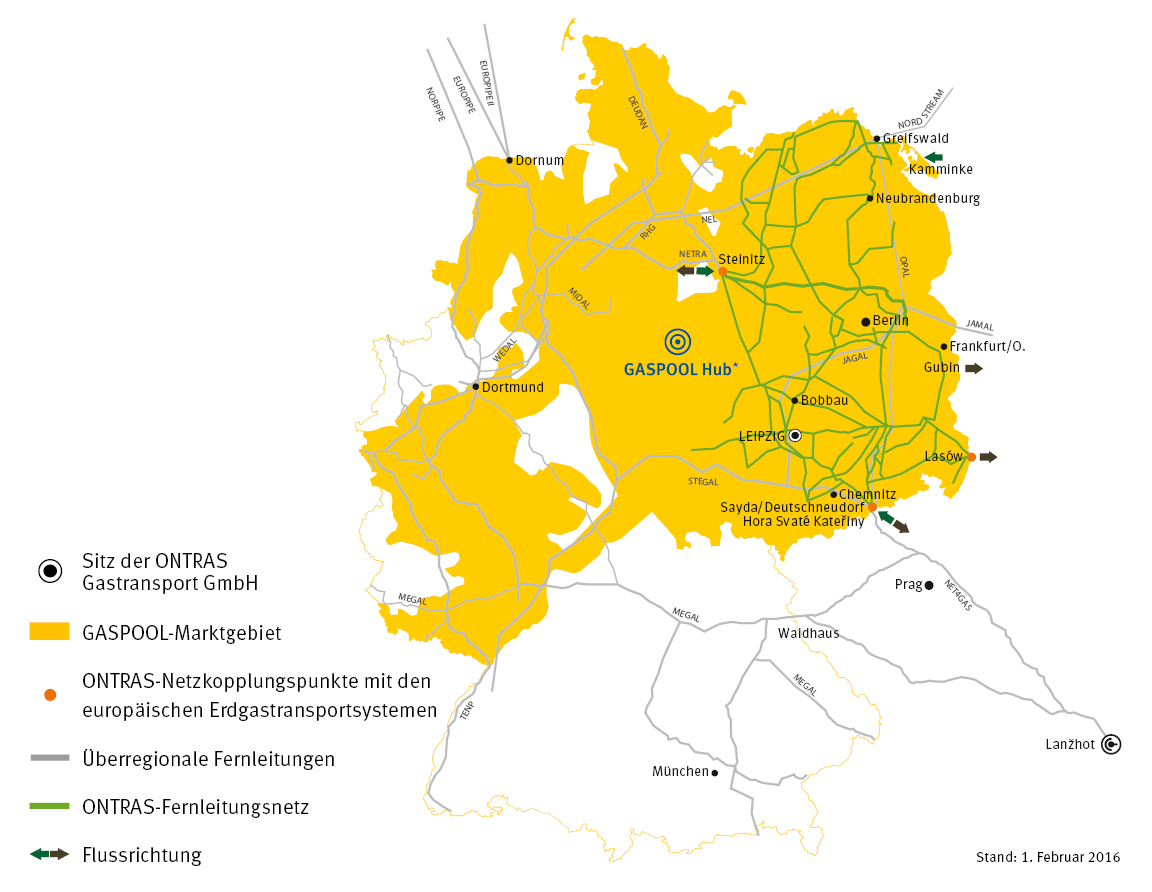 Das Rückgrat des deutschen Erdgasmarktes: Das Fernleitungsnetz, gezeigt am Beispiel der ONTRAS Gastransport GmbH, einem Unternehmen der VNG-Gruppe.