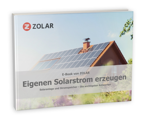 In diesem E-Book beantwortet ZOLAR alle wichtigen Fragen zur neuen Solaranlage und Stromspeicher, um die Energiewende zu beschleunigen. 